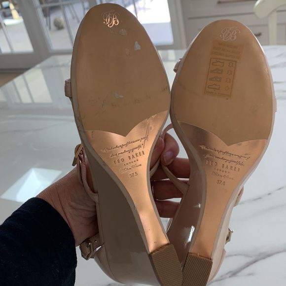 TED BAKER LONDON Weliin Wedge Sandal in size EU37.5 - Picture 13 of 15